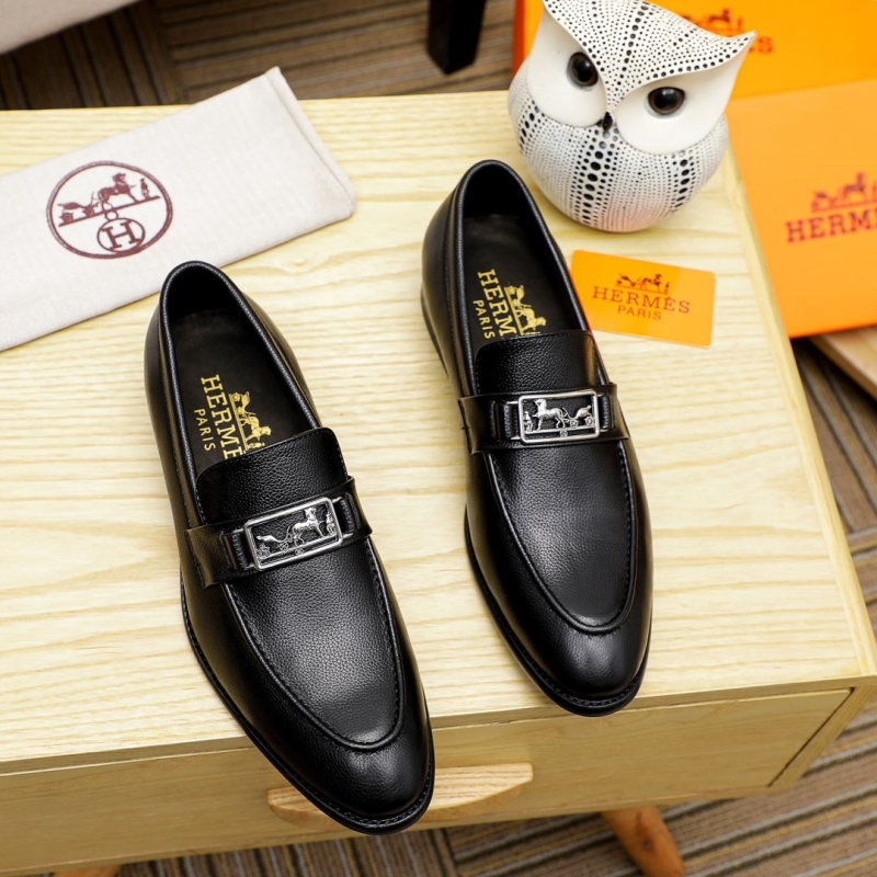 H**mes leather shoes